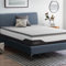 LUCID 5 cm Bamboo Charcoal Memory Foam Mattress Topper - Activated Charcoal - Breathable Mattress Topper, European Single (90 x 200 cm)
