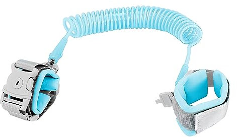 2,5 m Sicherheitsleine für Kinder, Geschirr zum Spazierengehen, Ausflüge, Wandern, Blau