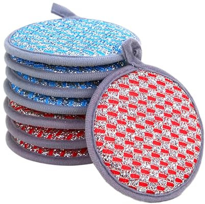Goowafur paños de Limpieza de Alambre, paño de Cocina de Alambre,Trapos de Alambre para Lavar Platos | Trapos de fregado Reutilizables de Alambre para Fregar Platos y mostradores