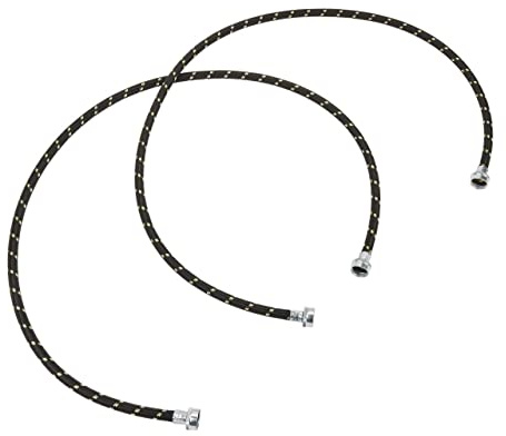 Whirlpool 8212487RP Genuine OEM Fill Hoses For Washers, 5 Feet Black Accessory
