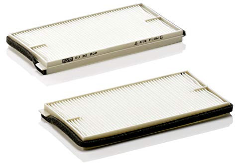MANN-FILTER CU 22 002-2 Innenraumfilter/Kabinenluftfilter (2er Set) - für Pkw + Transporter