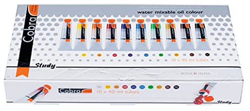 Unbekannt Cobra Study 40ml Oil Paint Value Set 10/Pkg-