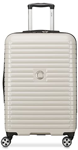 DELSEY PARIS Cruise 3.0 Hardside Expandable Luggage with Spinner Wheels, Glossy Ivory, 2-Piece Set (21/28), Cruise 3.0 Hardside Expandable Luggage with Spinner Wheels