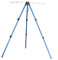 Retractable Fishing Bracket Tripod Aluminum Foldable Fishing Rod Pole Holder,Blue