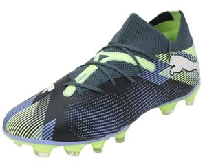 PUMA Damen Future 7 Match FG/AG WN's Soccer Shoe, Gray Skies White-Fizzy Apple, 37 EU