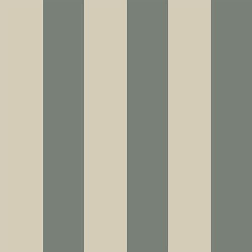 Belgravia Fernhurst Stripe Wallpaper 1115 - Papier peint de luxe - Vert