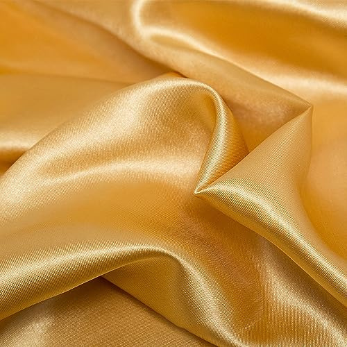 Anevous 2 metros x 150 cm de tela de satén, telas para coser, tela de satén a metro, tela decorativa, tela de satén de un solo color, tela para ropa, tela para moda, ropa, regalo, manualidades