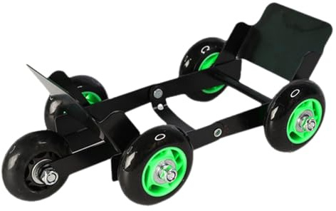 Chariot de Roue de Moto, Outils de déplacement Mobiles - 4 Chariots à Roues Portatifs Chariot à Roue,Déménageur de Moto Pliable, cric à Pneu avec Conception Multi-roulement pour Motos, tricycles