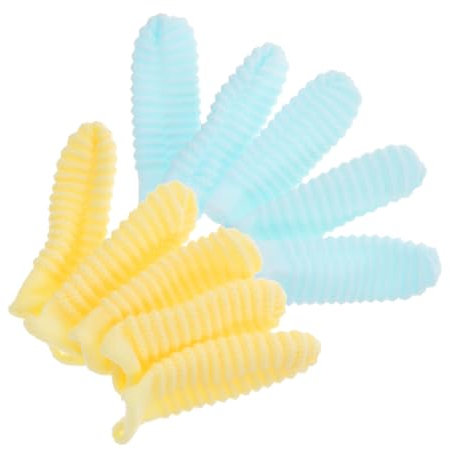 Sosoport 12stücke Fingerzahnbürste Für Hunde Und Katzen Waschbare Mit Präziser Für Kleine Hunde Und Welpen