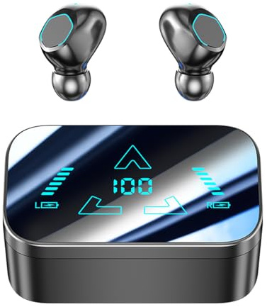 Cuffie sportive senza fili a orecchio aperto Bluetooth Clip On Mini auricolari Cassa di ricarica sportive Conduzione ossea per allenamento Guida a piedi