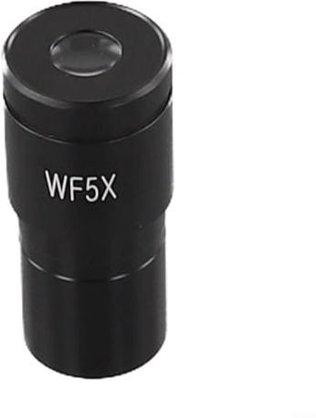 Besttoolifes Oculaire grand angle 23,2 mm, grossissement 5x à 25x, construction entièrement en métal durable pour microscopes biologiques (WF5X)