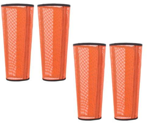 Toyvian 4 Piezas Protectores de Patas de Caballo Transpirables de Malla PVC para Verano, Livianos y Lavables, Ideales para Trail Riding y Barrel Racing