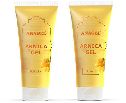 ANAGEL Arnica Gel – Soothing & Revitalising Skin Gel with Lavender – Non-Sticky, Easily Absorbed Formula for Everyday Use (100ml x 2)