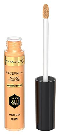 Max Factor Facefinity All Day Flawless Concealer Air Brush & Vegan , Corrector Tono 40