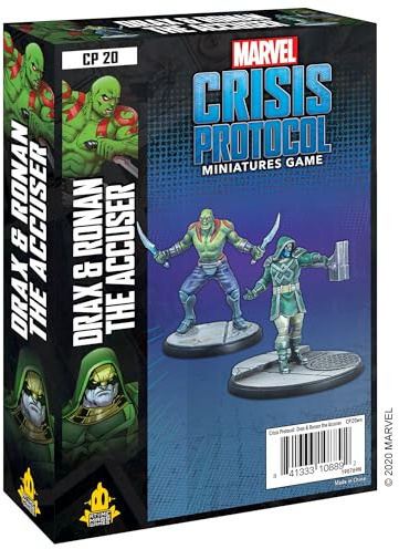 Atomic Mass Games - Marvel Crisis Protocol: Character Pack: Drax and Ronan the Accuser - Miniature Game