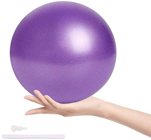 ZHOUZHOU 25cm Pelota de Mini Pilates Pelota de Ejercicios de Sports Balón de Yoga para Ejercicios Abdominales Masaje y Gimnasio en Casa y Ejercicios básicos de rehabilitación de Hombros