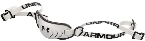 Under Armour Unisex-Erwachsene Ua20640 Spot-Kinnriemen, Weiß/Schwarz, Adult