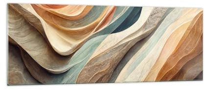 Quadro su Vetro Struttura Modello Luminoso Stampe da Parete in Vetro 140x50cm Quadri Moderni Soggiorno Camera da Letto Cucina 1 pezzo Grandi XXL Decorazione Murale Wall Art Immagini GAB140x50-5696