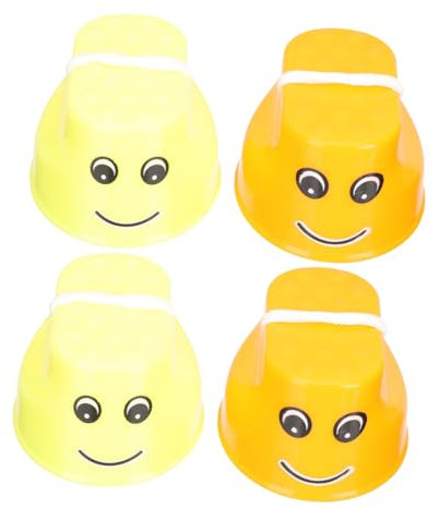 KONTONTY 4 Stück Junge Mädchen Stelzen Spielzeug Für Laufstelzen Junge Mädchen Stelzen Für Stepper Gleichgewichtstrainings-Spielzeug Langlebiges Material Fördert Feinmotorik Und Balance