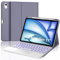 WINCHKING Clavier pour iPad Air 11 M3 2025/M2 2024 avec pavé tactile, Bluetooth amovible rétro-éclairé avec clavier pour iPad Air 6 génération 11 pouces 2025/2024, clavier italien, violet