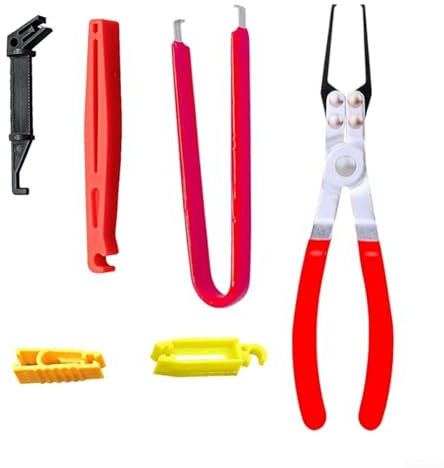 6 alicates de extracción de relé, extractor de relé flexible y alicates extractores de fusibles para quitar relés eléctricos para sistema eléctrico de vehículos