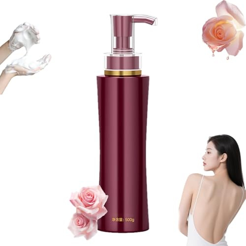 16.9 Fl Oz Aroma Hydrate Body Wash,Golden Glow Shower Gel,Fragrant Bath Milk and Honey,Gentle Moisturising, Long-Lasting Fragrance