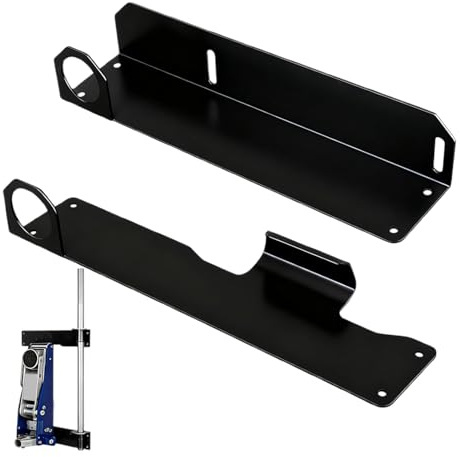 Generisch Support de cric de sol | Accessoires de garage en métal pour le rangement et l'organisation, support tour pour cric sur le mur du garage, pour atelier, maison, atelier, ciment