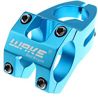 CYSKY 31.8 Bike Stem 45mm Mountain Bike Stem Short MTB Stem Bike Handlebar Stem for Most Bicycle BMX MTB Road Bike (Blue)