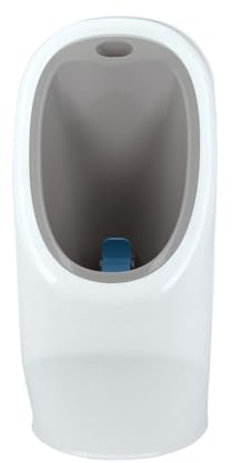 Nuby My Real Urinal Potty Training Toilet for Boys with Life-Like Flush Button & Sound for Toddlers & Kids, White