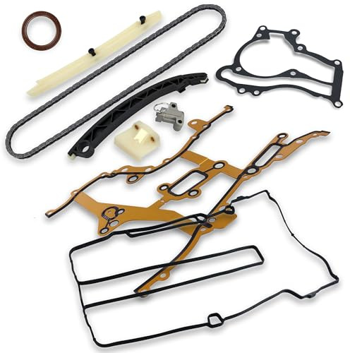 BESTPRICE Juego de cadena de distribución para árbol de levas incl. juntas Compatible con CHEVROLET AVEO (T300), OPEL ASTRA J (P10),CORSA D (S07),INSIGNIA A (G09),MERIVA B (S10),MOKKA X (J13),ZAFIRA