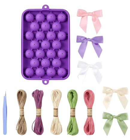 Moldes de silicona con forma de uva, juego de herramientas para hacer jabón, para entusiastas y principiantes, producto de baño de jabón, elastómero de grado alimenticio