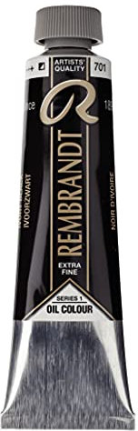 Rembrandt Ölfarbe Tube 40 ml Elfenbeinschwarz 701 (01057012)