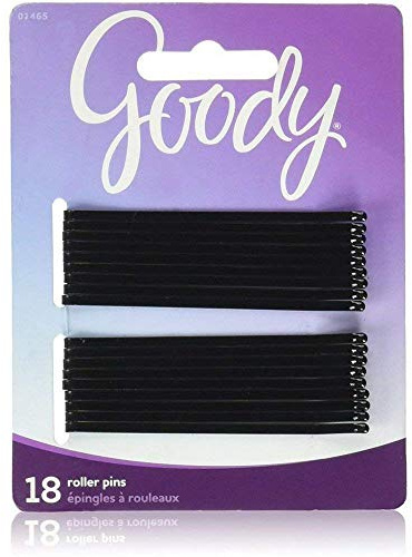 Goody Black Roller Pins, 3 inches 18 ea