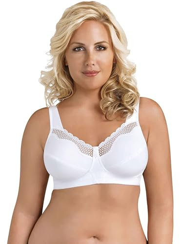 Exquisite Form Women's Cotton Soft Cup Bra #5100535, White, 40D