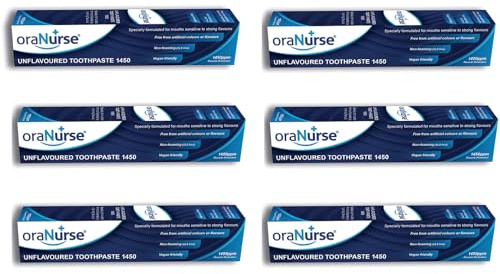 OraNurse Unflavoured Toothpaste 50ml - Pk of 6