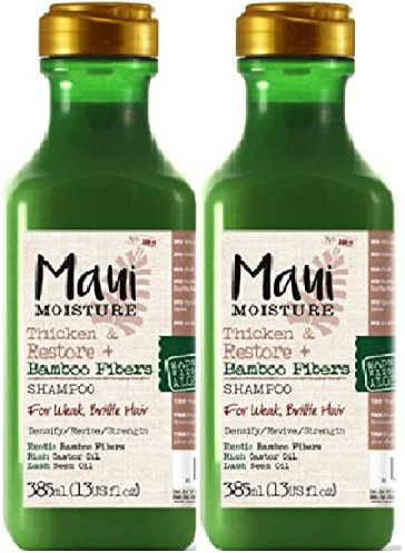 Maui Feuchtigkeitsshampoo mit Bambus-Fasern, 385 ml (2 Stück)