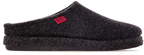 Andrés Machado - Chaussons pour homme et femme pour l´hiver - Slippers - AM001 – Pantoufles unisex - Tissu et doublure en feutre – Semelle de marche en caoutchouc – Toutes les pointures 26 à 50