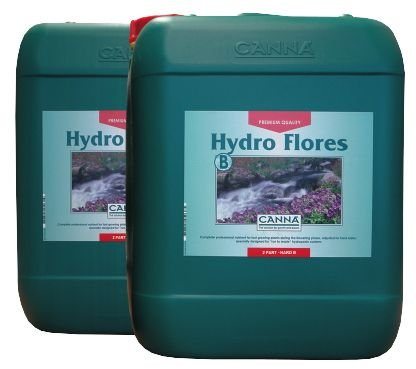 Abono para el Cultivo de Canna Hydro Flores Agua Dura A+B (2x5L)