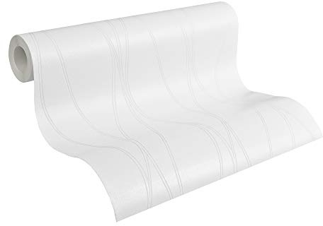 A.S. Création Pro Protect 2 244918 Non-Woven Wallpaper - Can be Painted Over Multiple Times - Crack-Bridging - Stable Shape - Fibreglass-Free - White