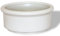 K&K Keramik Bonsaischale rund 3 Liter Pflanzschale Halle, 25x11 cm robust, dickwandig, frostfest aus Steinzeug-Keramik (weiß)