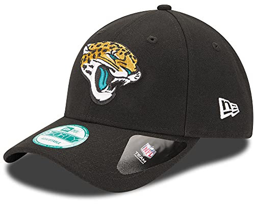 New Era Gebogene Visier NFL Jacksonville Jaguars The League 9Forty Schwarz / Gold / Weiß Einstellbar Baseball Kappes 55 - 61cm Größe Einstellbar