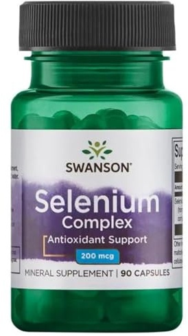 Swanson Albion Complexed Selenium 200 mcg 90 Capsules