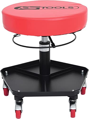 KS Tools 500.8030 Workshop Swivel Stool Adjustable Height