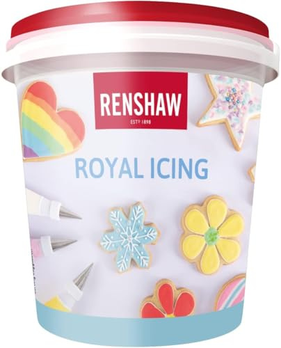Renshaw White Royal Icing, Soft Icing for Cakes and Baking, 400 g (Pack of 1)