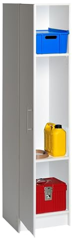 Prepac Elite 65 in. Engineered Wood Narrow Storage Cabinet in White
