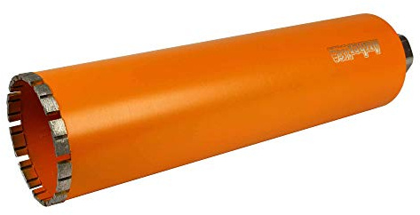 Archer PRO 4” in. Diamond Turbo Core Drill Bit/Hole Saw for Concrete Drilling and Masonry. 14” Drill Depth, 1-1/4” in. -7 Arbor for Core Drill Stand Rig, Dry and Wet Use