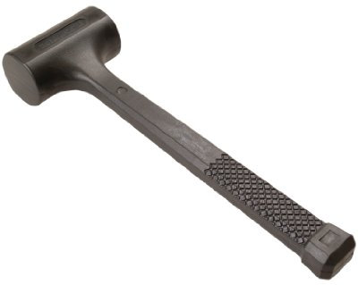 Faithfull DBLOW2 2lb PVC Deadblow Hammer - Black