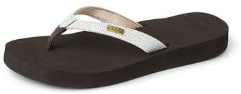 Reef Star Cushion Sassy, Damen Zehentrenner, Mehrfarbig (Brown/White Bnw), 37.5 EU (5 UK)