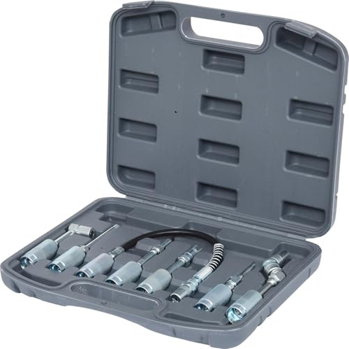 KS Tools 980.1100 Fettpress-adapter-sats, 7-delars