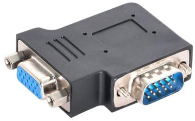 chenyang VGA SVGA maschio a femmina adattatore connettore di estensione per monitor e proiettore 90 gradi angolo sinistro